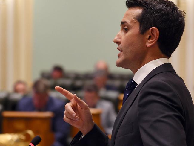 Brisbane, 19 February 2025. Queensland Premier David Crisafulli during the second sitting day of Parliament in Brisbane. Picture: Supplied