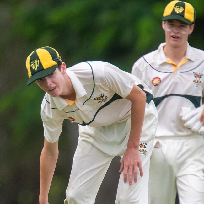 AIC First XI cricket action between Villanova and St Edmund's in round 2. Picture courtesy of Stephen Archer.