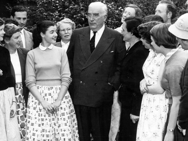 Liberal party founder Sir Robert Menzies.