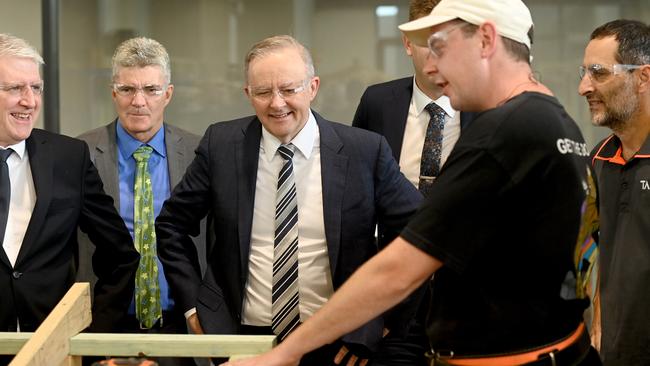 Labor invested $265 million in skills training in the last budget. Picture: NCA NewsWire / Jeremy Piper