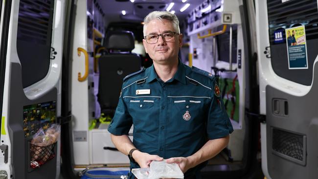 Queensland Ambulance Service manager of clinical education for the Far North region Scott Cooper has warned of the dangers that heatwave conditions can have on the vulnerable and elderly. Picture: Brendan Radke