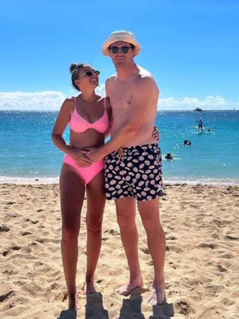 Madi and Gary Rohan are expecting their first child together. Photo: Instagram.