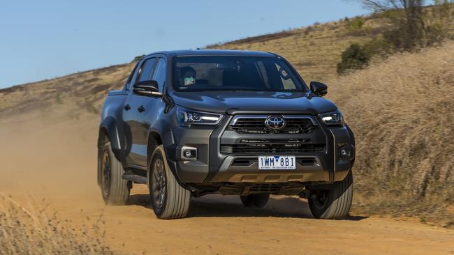 Toyota will add mild hybrid tech to its HiLux Rogue next year. Picture: Mark Bean