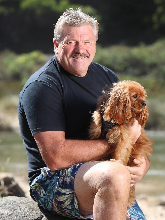 Channel 7 broadcaster Brian Taylor has been airlifted to a Melbourne hospital after an explosion at a Gippsland property. Picture: Alex Coppel.