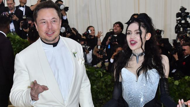 Musk also has two children with the singer Grimes. Picture: Angela Weiss/AFP.