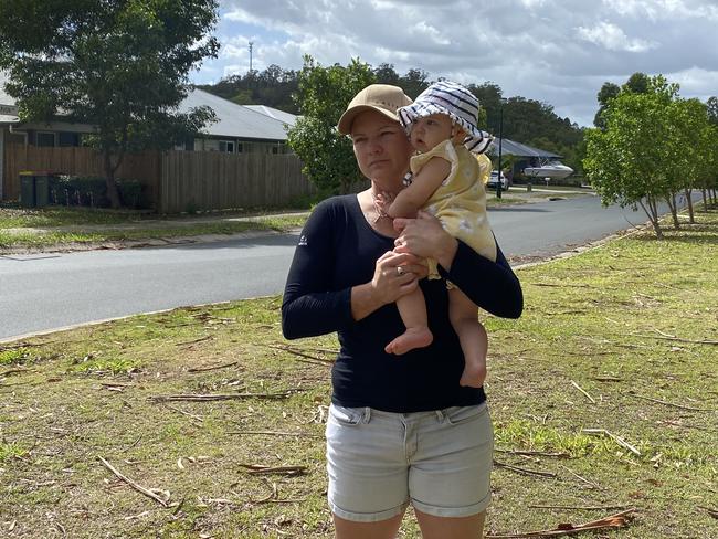 Beerwah resident Grace Wass and her daughter.