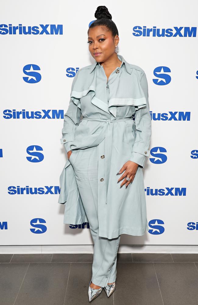 The actress arrives at the taping of her Gayle Kin interview. Picture: Cindy Ord/Getty Images for SiriusXM