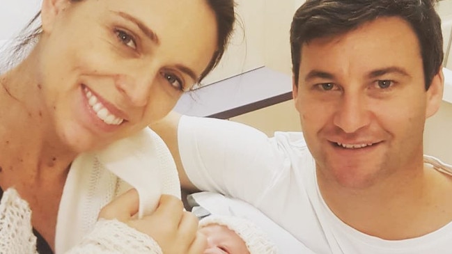 Jacinda Ardern has given birth to a baby girl. Picture: Instagram