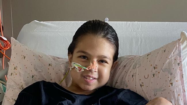 Chloe Gatti, 11, needs a second bowel transplant. Picture: Supplied