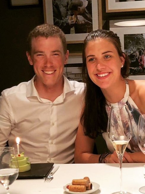 Ms Hoskins announced the couple’s engagement in In May 2017. The couple has been married since February 2018. Picture: Instagram