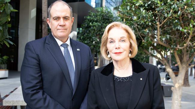 ABC managing director David Anderson and Chair Ita Buttrose. Picture: Ryan Osland