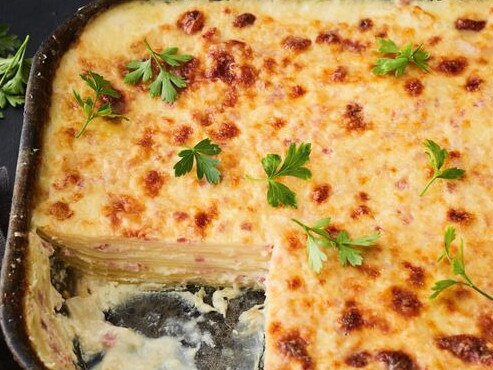 Potato and celeriac bake.