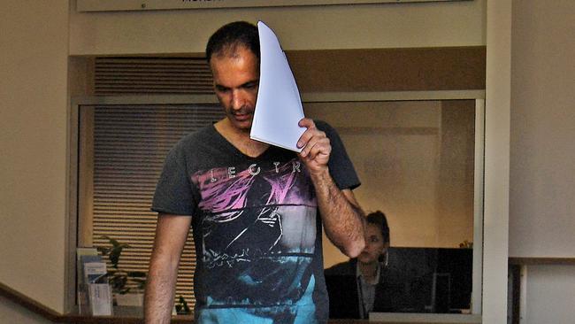 Alexandros Deligiannis leaves Darwin Local Court in June last year. Picture: Keri Megelus