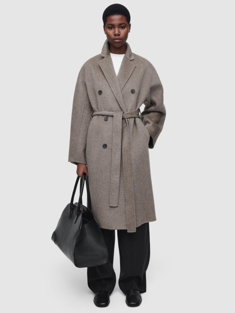 COS Belted Double Faced Wool Coat. Picture: THE ICONIC.