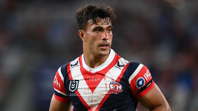 NRL 2024 RD07 SYDNEY ROOSTERS V STORM: Joseph Akuso-Suaalii Picture: NRL Photos