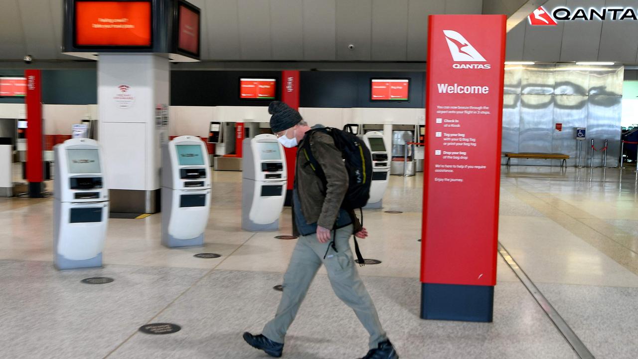 Qantas Group CEO Alan Joyce first floated a ‘no jab, no fly’ policy in mid-2020. Picture: William West/AFP