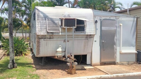 Surprise! It is a fixer-upper caravan