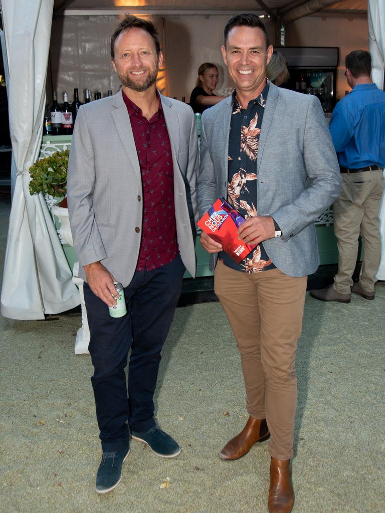 Matthew Wilson and Darren Taylor at the launch of Bleach* Chez Nous. Picture: Andrew Meadowcroft.