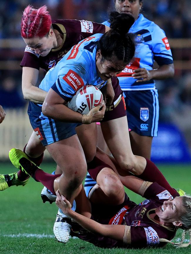 Taufa has been one of the women’s game’s best the past two years. Pic: Adam Head