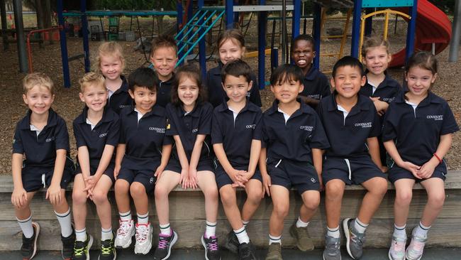 Covenant College Bell Post Hill. “ Back row: Esmae Martin, Benjamin Gray, Lily Kettle, Chudier Ojulu, Aayla Nardi, Front row: George Preston, Noah Muller, Mike Torres Martinez, Aaliyah Saunders, Benjamin Wigg, Ephraim Laymay, Ray Cabato, Adriana Ilic. Picture Mark Wilson