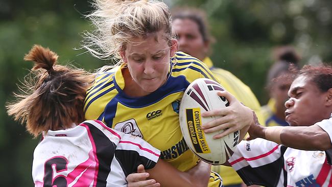 Talesha Quinn in action for Townsville before she moved back to Sydney. Picture: Brendan Radke