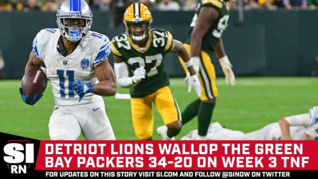 Detroit Lions Wallop Green Bay Packers, 34-20