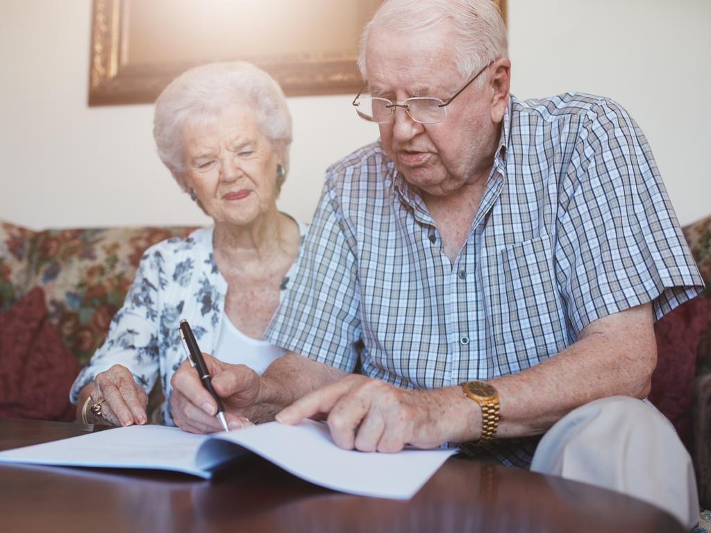 A question regarding an elderly couple’s pension payments has kicked off a wild debate. Picture iStock