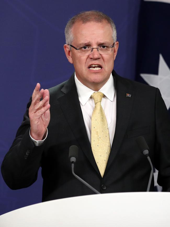 Prime Minister Scott Morrison said eating disorders is “one of many nightmares parent have for their kids”. Picture: Cameron Spencer/Getty Images