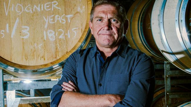 Symphony Hill winemaker Mike Hayes, 53, Queensland's first winemaker of the year.