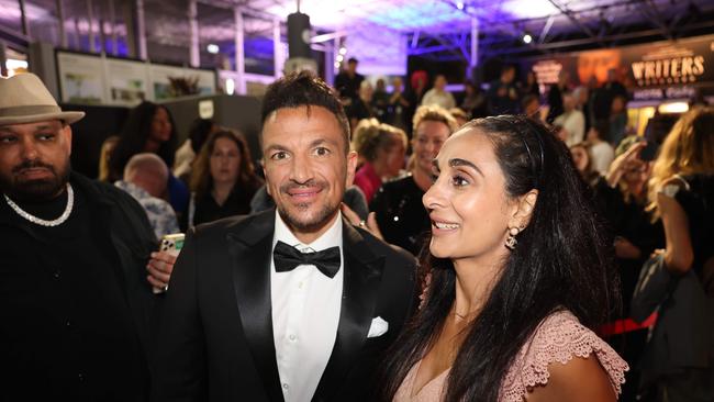 Peter Andre and Sara McBurnie at the JAFAICAN premiere with Peter Andre at Gold Coast Film Festival at HOTA. Picture, Portia Large.
