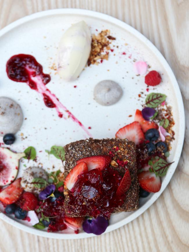 Chocolate lamington french toast. Picture: The Edible Image