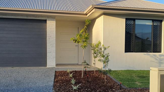 The front of Glenn Ewin’s property which has been sitting vacant for more than six months.