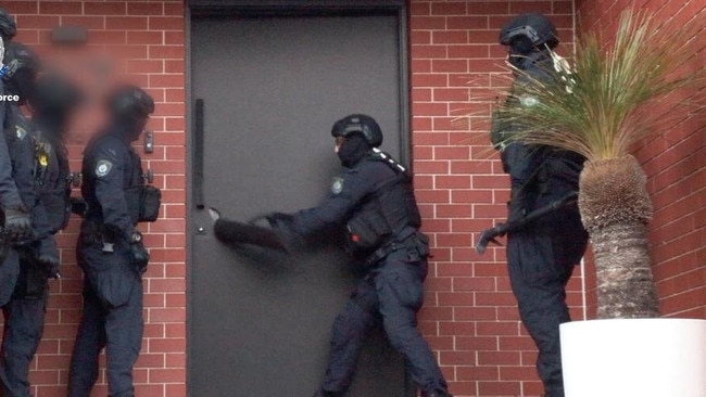 Footage released by NSW Police Force as part of Strike Force Culti.