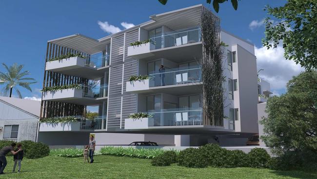 An artist's impression of a new unit block proposed for McManus St in Whitfield. Picture: Supplied