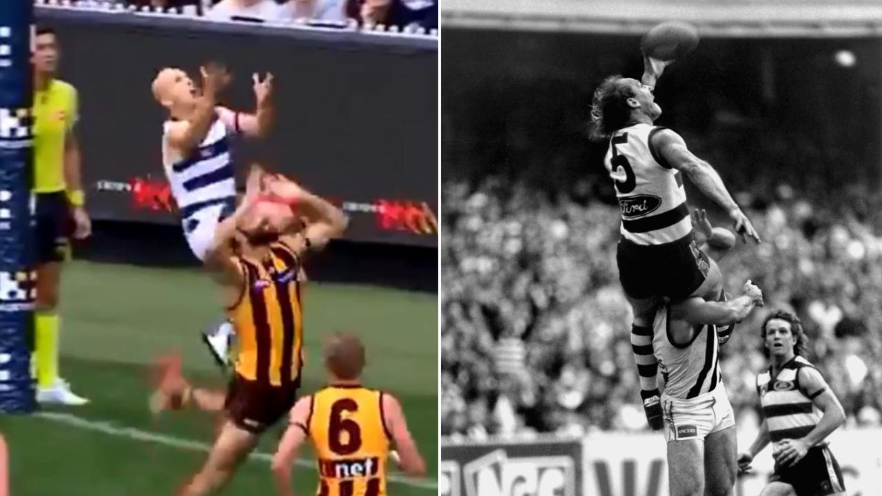 Gary Ablett Junior showing shades of his dad.