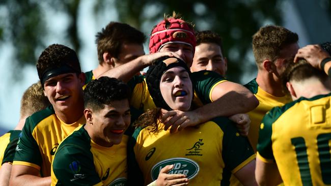 Junior Wallabies are gunning for history at the under-20s World Cup. Picture: Getty