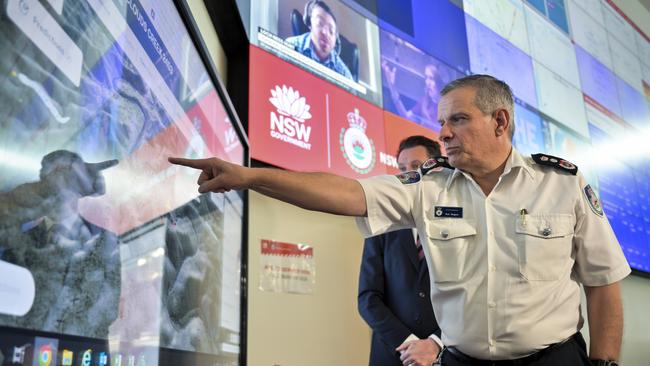 Rob Rogers, Commissioner of the Rural Fire Service. Picture: NCA NewsWIRE/ Monique Harmer