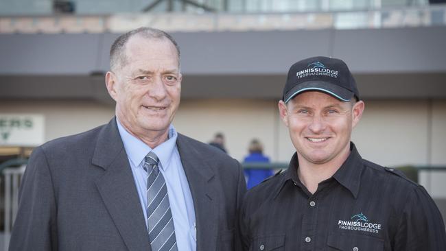 Trainers Wayne Francis (left) and Glen Kent are among the most successful in the state. Picture: Atkins Photography