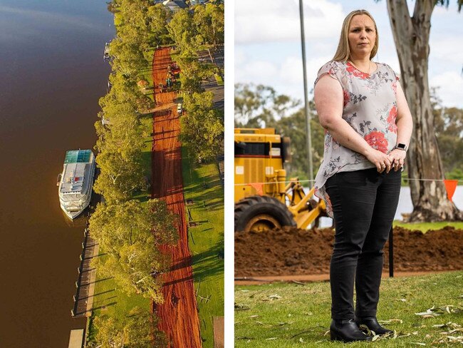 Levees floods murray river artwork tiser