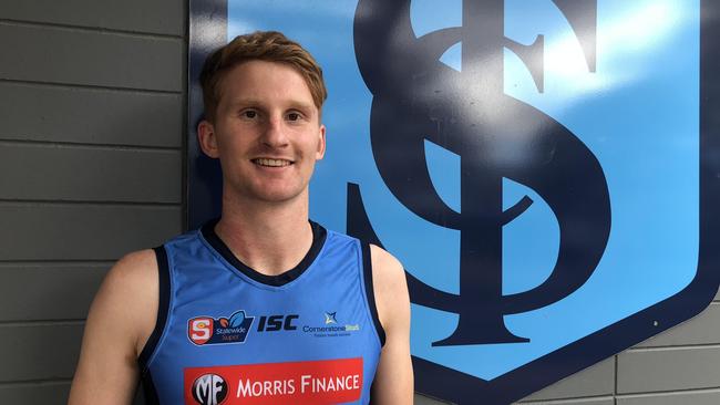 Former Geelong Cats and Adelaide Crows midfielder Dean Gore has returned to the Double Blues. Picture: Sturt Football Club