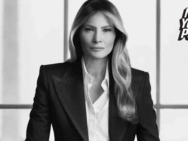 White House unveils first lady Melania Trump's official portrait