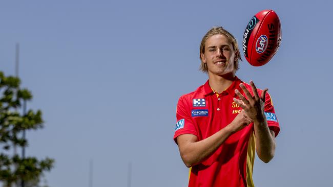 The Gold Coast Suns 2019 new recruits and draftees. Jeremy Sharp. Picture: Jerad Williams