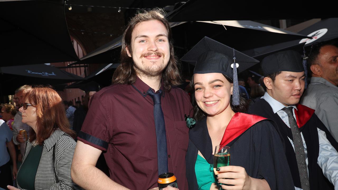 Damian Crowe and Emily Eldridge.Picture: Alan Barber