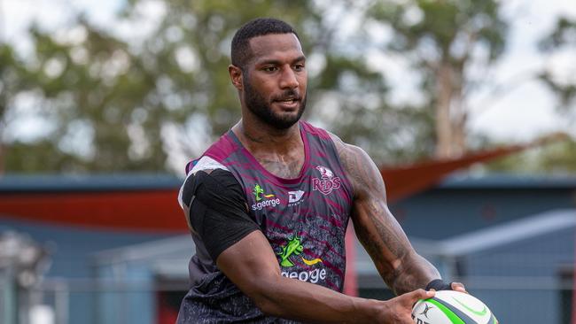 Suliasi Vunivalu will start for Queensland on Saturday night. Picture: Tom Mitchell/QRU