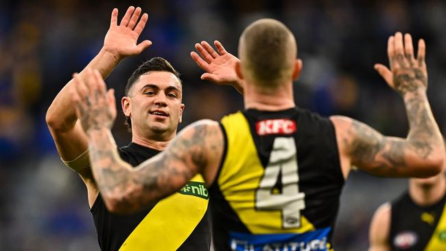 Tim Taranto has been a great pick-up for the Tigers. Picture: Daniel Carson/AFL Photos via Getty Images