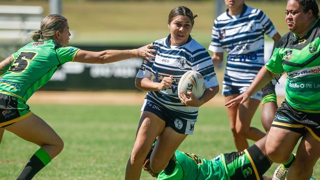 Talia Corrie has been a consistent standout for the undefeated Darwin Sistaz this season. Picture: GLENN CAMPBELL