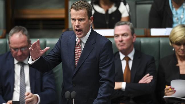 Social Services Minister Dan Tehan. Picture: AAP