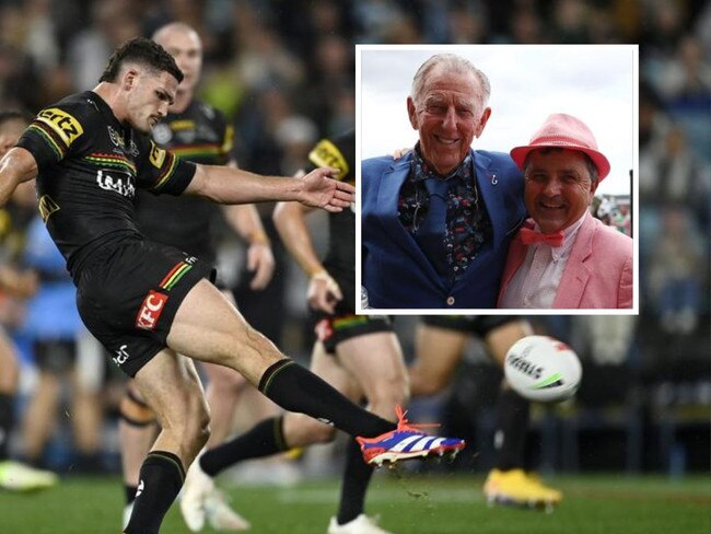 John Singleton and the Penrith Panthers. Photos: Getty Images/NRL Photos