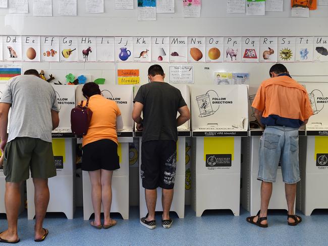 Nakara polling station for the Casuarina By-election