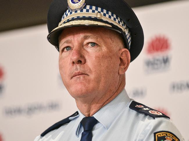 NSW Police Commissioner Mick Fuller. Picture: NCA NewsWire / Flavio Brancaleone